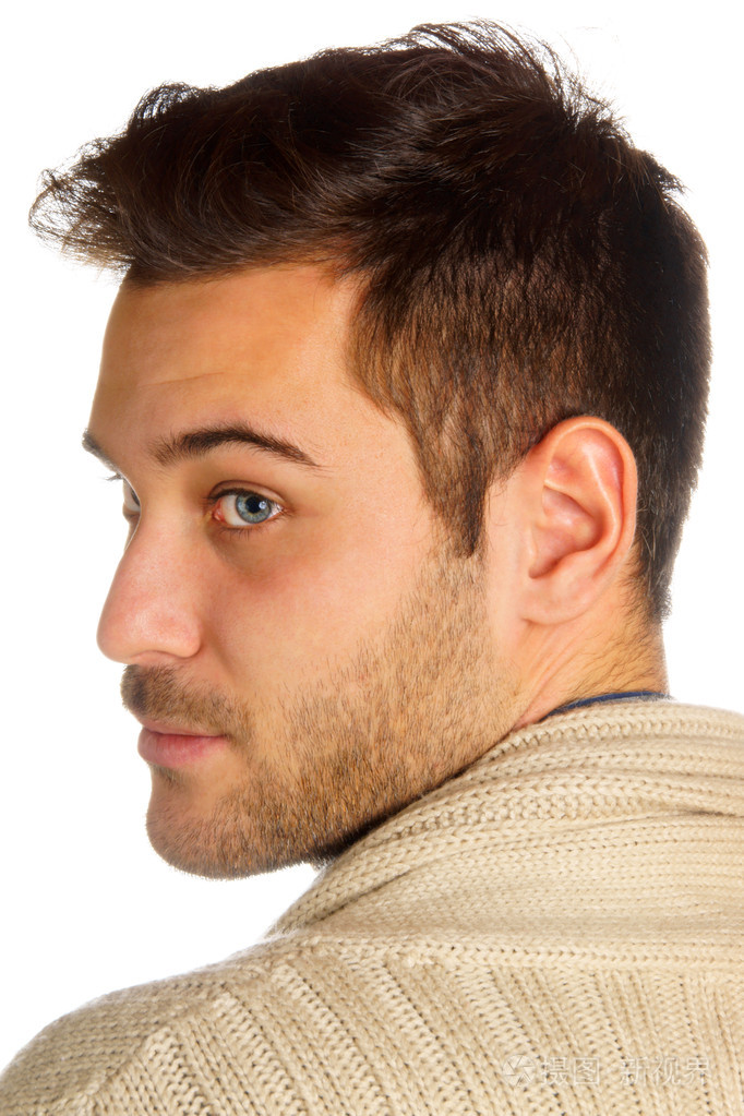 蓝眼睛的年轻人