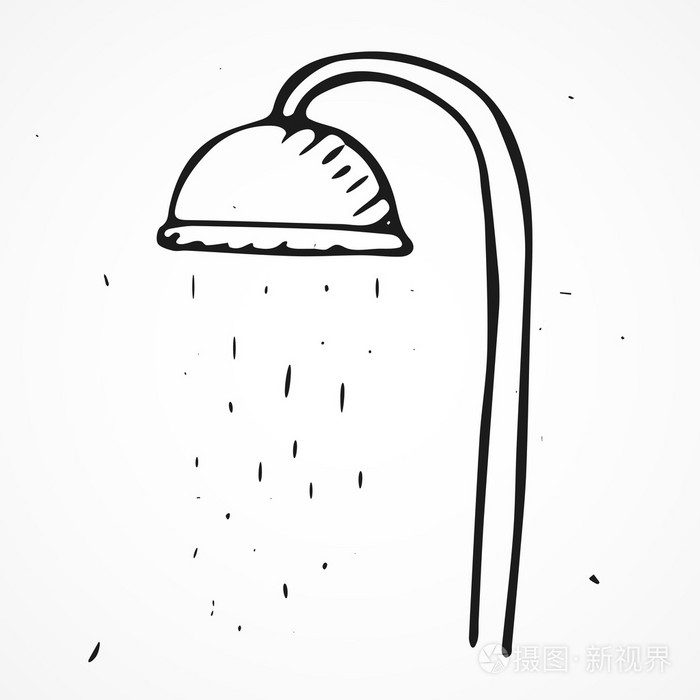 绘制花洒插画-正版商用图片1e7bl1-摄图新视界