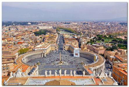罗马的全景视图