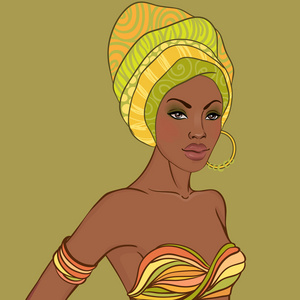 非洲抑郁耳环图片