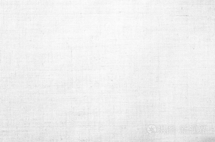 白色画布纹理或背景