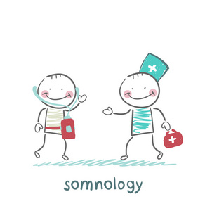 治疗病人 somnology