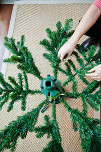 如何塑造人工圣诞树