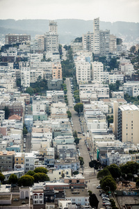 美国旧金山的视图