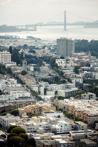 美国旧金山的视图