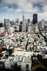 美国旧金山的视图
