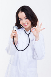 年轻的亚洲女医生