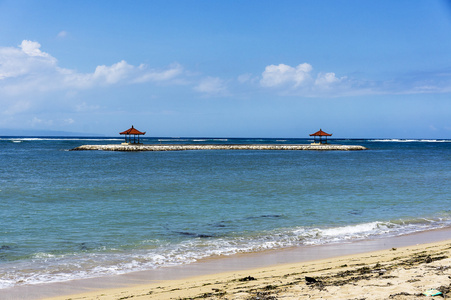 美丽的热带海滩夏天放松