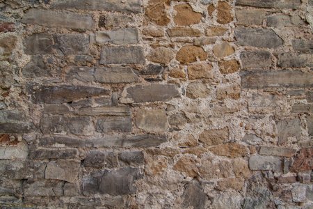 石头墙纹理背景