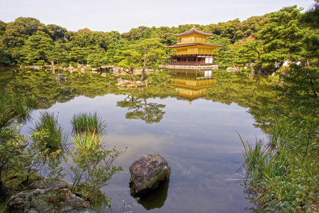 金亭 金阁寺 京都 日本的禅宗佛教寺院的几点思考
