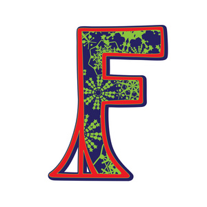 冬季字母 f