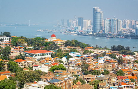 厦门鼓浪屿的风景图片