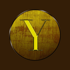 黑金色字母y图片