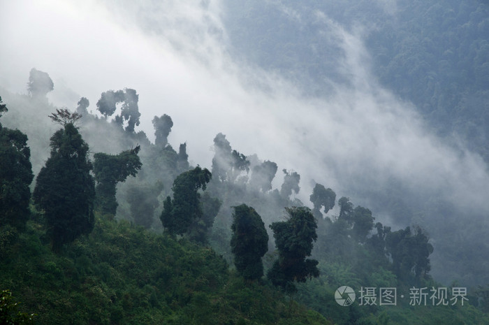 神秘的喜马拉雅山谷照片 正版商用图片1eaq50 摄图新视界