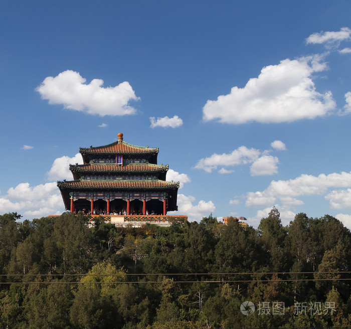 景山公园   万春馆，北京中国