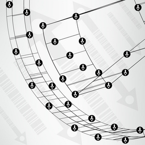抽象技术衬里网页设计模板的背景。eps10 纹理矢量图