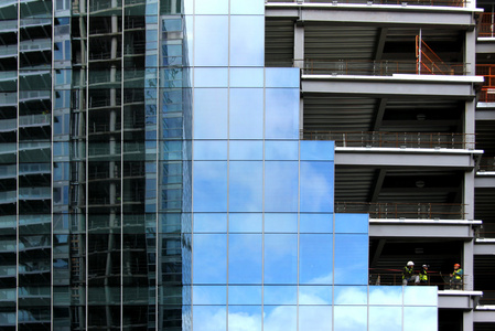 玻璃和钢结构建筑结构