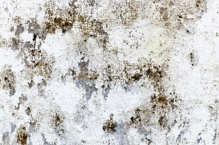 背景使用的损害生锈的油漆墙