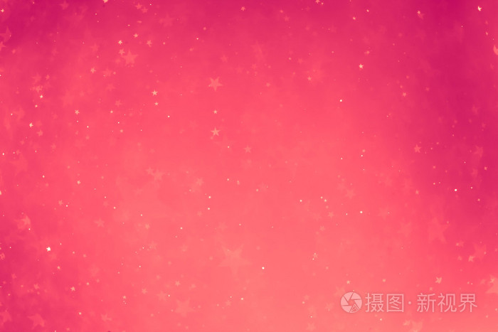 粉红色发光的星星背景