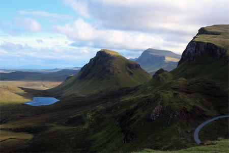 斯凯岛的 quiraing 小山