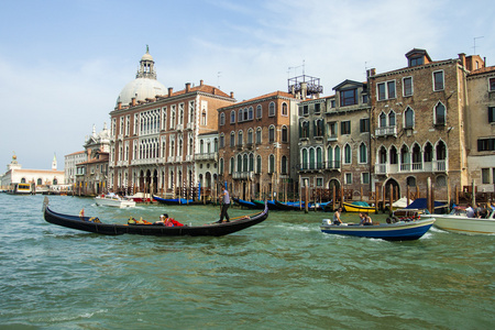 2012年6月20日意大利威尼斯大运河景观