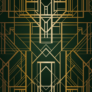 artdeco风格artdeco 风格矢量几何图案照片