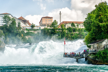 在瑞士 rheinfall