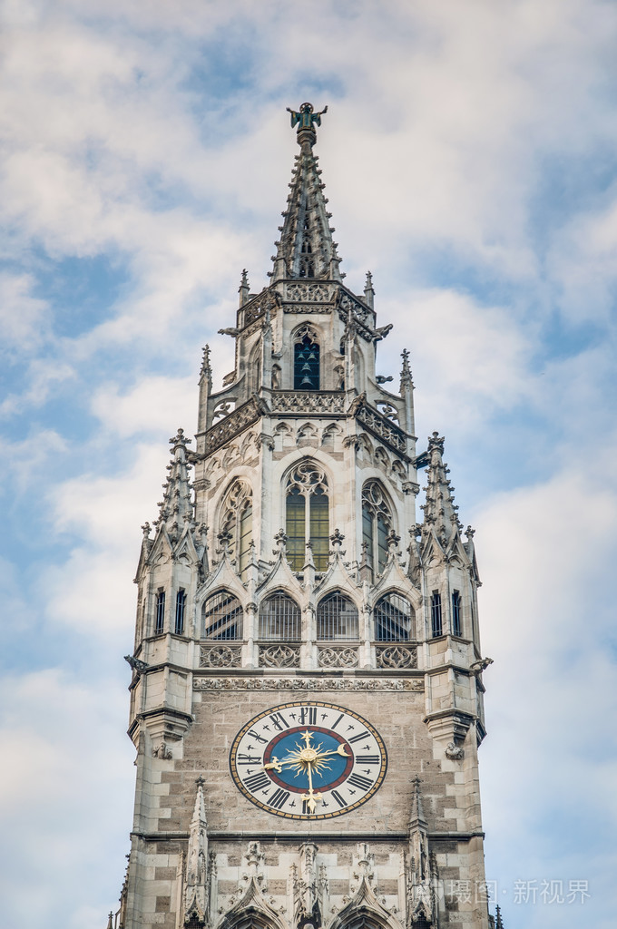 新市政厅大厦在慕尼黑德国