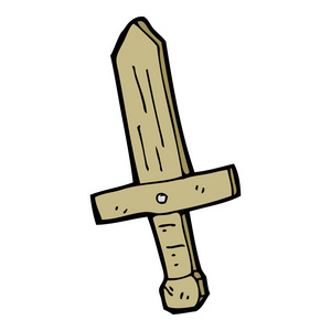 卡通木剑
