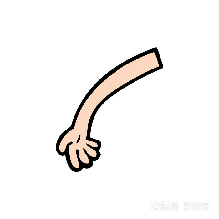 卡通手臂