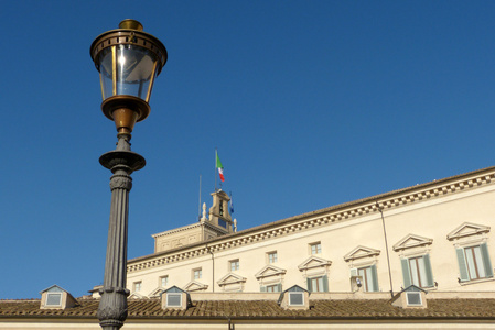 视图的奎里纳尔宫-罗马-意大利照片