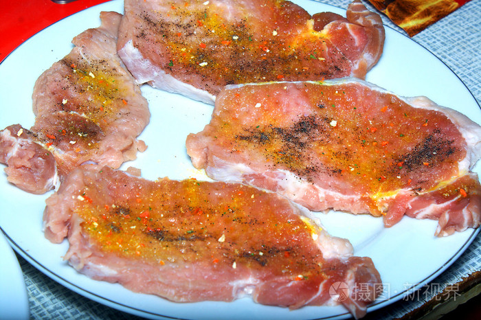 把腰部猪肉排骨