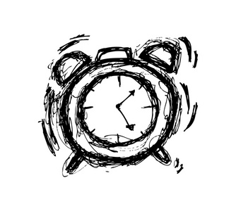 时间时钟涂鸦图片