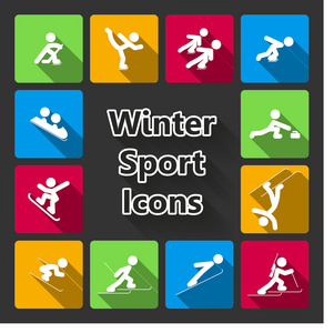 冬季运动 iconset