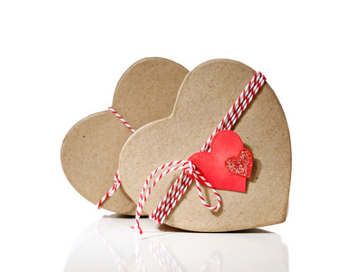 心形礼品盒用心脏标记