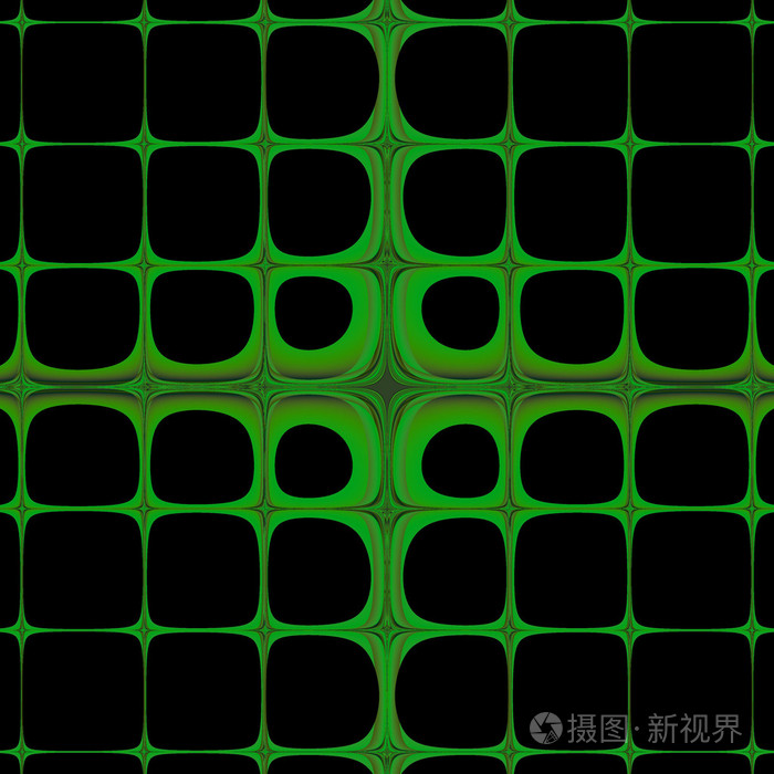 抽象的绿色方块艺术背景