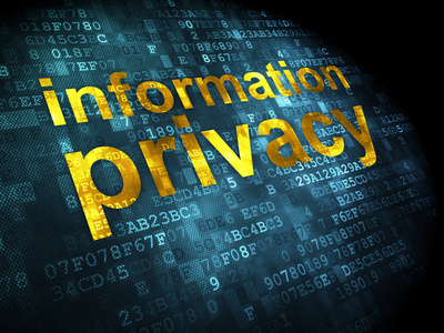隐私权的概念 数字背景的信息隐私
