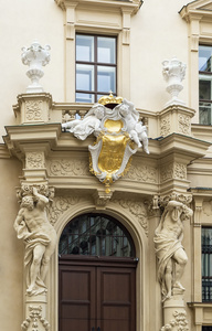 在维也纳的宫殿的正面
