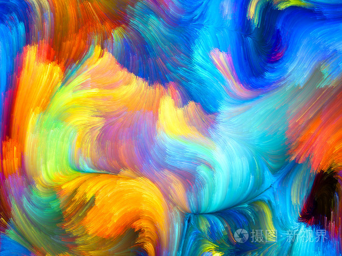 彩色抽象