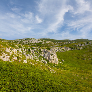 绿色山现场