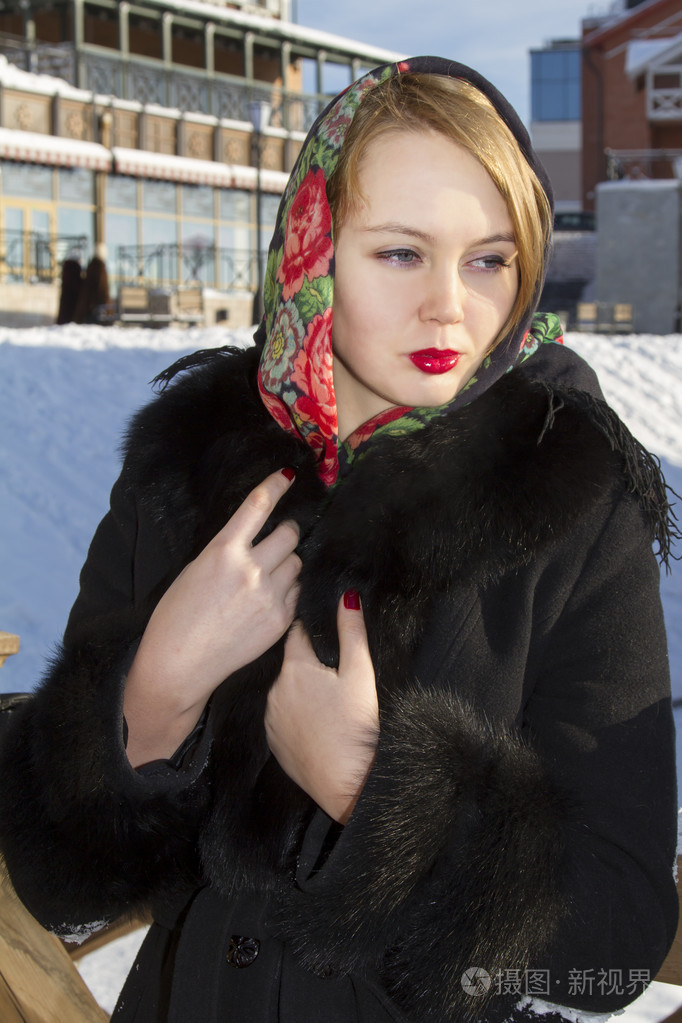 美丽的斯拉夫女孩