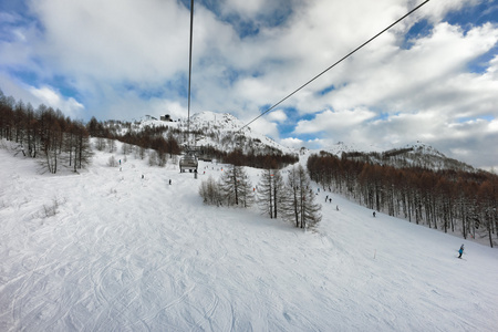马代西莫，意大利的滑雪坡