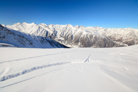 享受粉雪