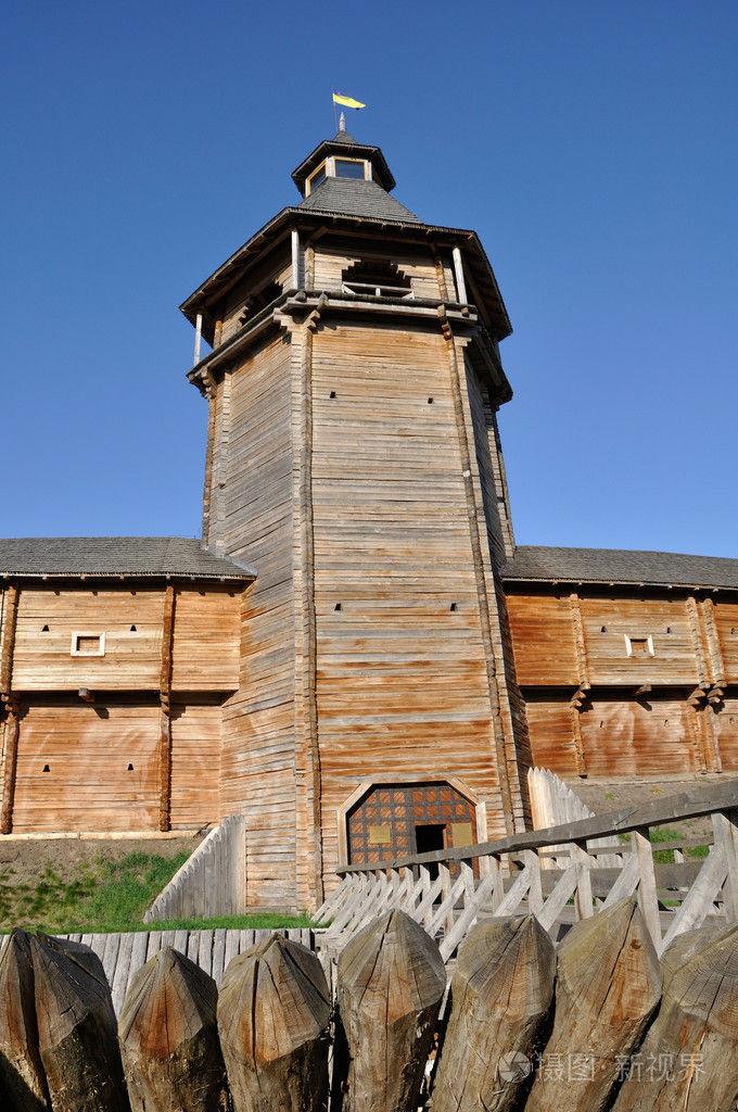 重建在乌克兰哥萨克堡垒