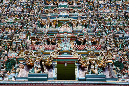 斯里兰卡米纳克什寺，马杜赖，印度