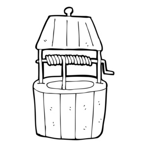 通许卡通许愿井照片