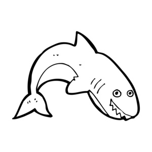 卡通鲨鱼