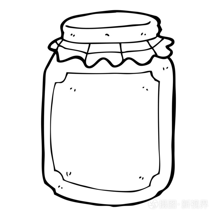 卡通罐的保留插画-正版商用图片1edb7t-摄图新视界