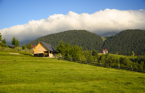   绿色的田野山风景