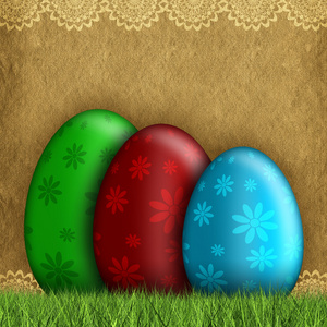 快乐的复活节的彩蛋
